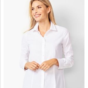 Talbots white long sleeve shirt